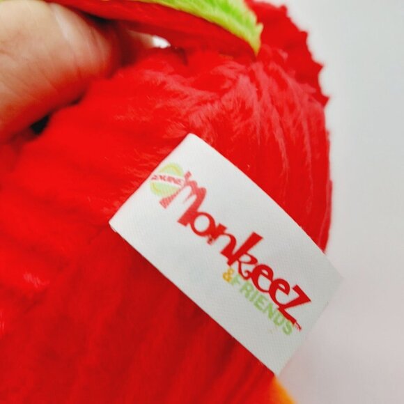 Monkeez & Friends Parrot Bird Plush Stuffed Animal Multi-colored  7" - Picture 6 of 7